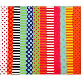 Glanzpapier, Motive, Blatt 24x32 cm, 80 g, Sortierte Farben, 50 Bl. sort./ 1 Pck [HOB-20871]