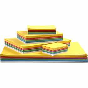 Bastelkarton Frühling, A2,A3,A4,A5,A6, 180 g, Sortierte Farben, 1800 Bl. sort./ 1 Pck [HOB-21430]