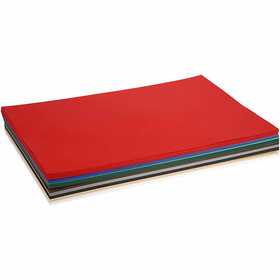 Bastelkarton Weihnachten, A2, Blatt 420x594 mm, 180 g, Sortierte Farben, 20 Bl. sort./ 1 Pck [HOB-214420]