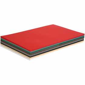Bastelkarton Weihnachten, A3, Blatt 297x420 mm, 180 g, Sortierte Farben, 300 Bl. sort./ 1 Pck [HOB-21443]