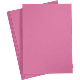 Karton, A4, Blatt 210x297 mm, 220 g, Pink, 10 Stk/ 1 Pck [HOB-219029]