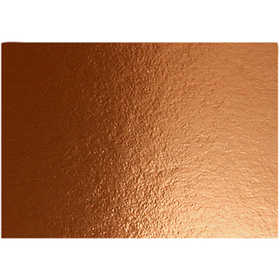 Metallic-Folienkarton, A4, Blatt 210x297 mm, 280 g, Kupfer, 10 Bl./ 1 Pck [HOB-220800]