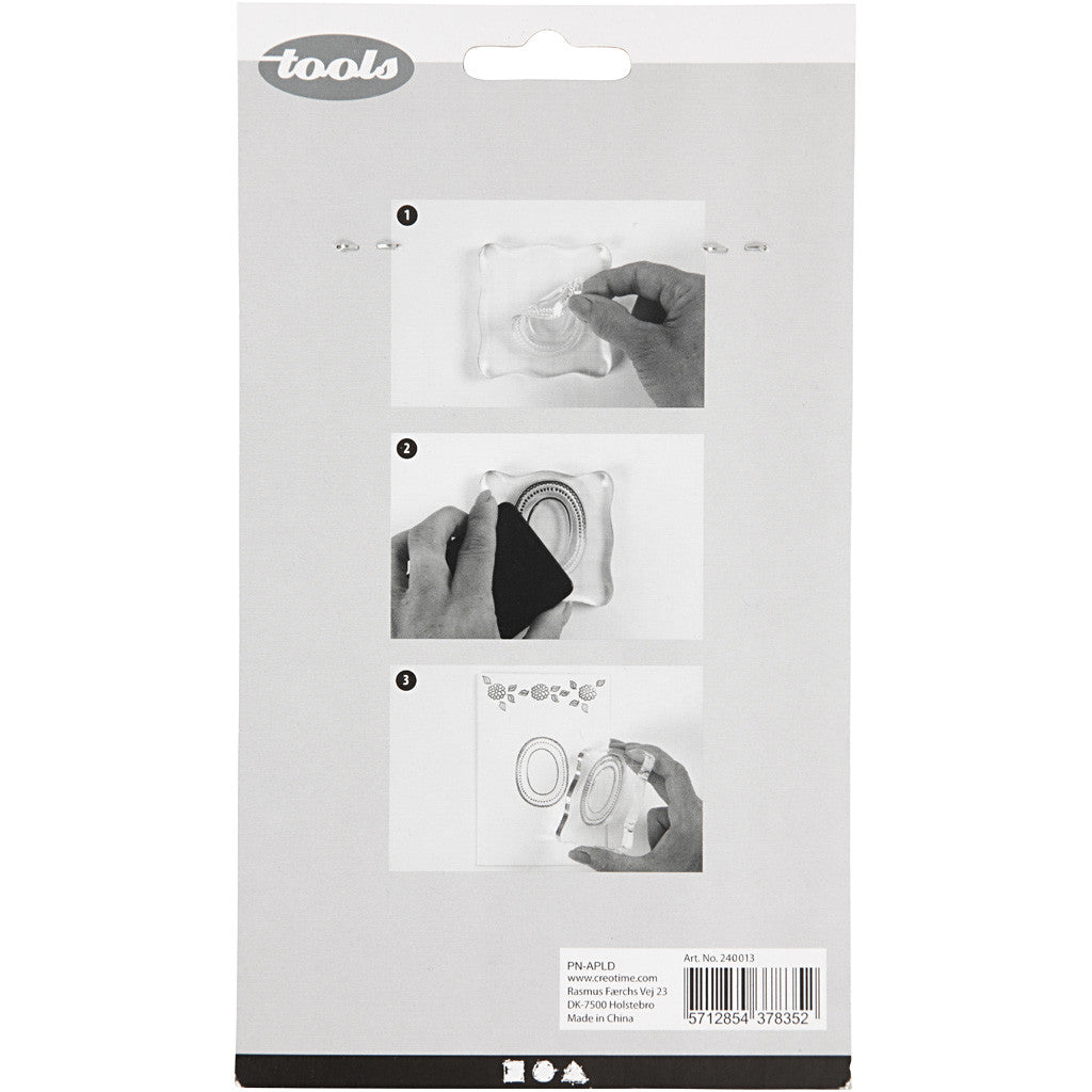 Silikonstempel, Frisuren, Blatt 11x15,5 cm, 1 Bl. [HOB-240013]