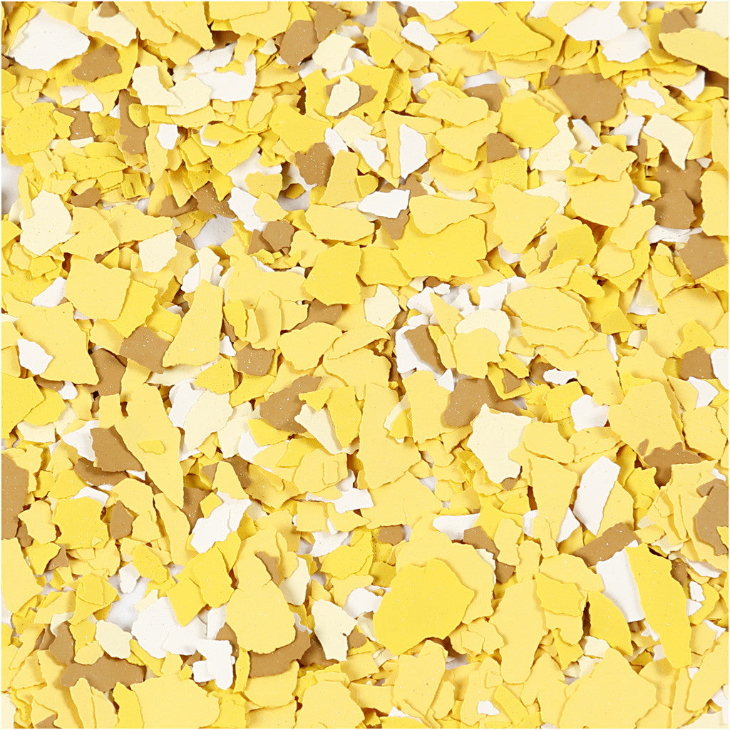 Terrazzo-Flocken, Gelb, 90 g/ 1 Dose [HOB-24592]