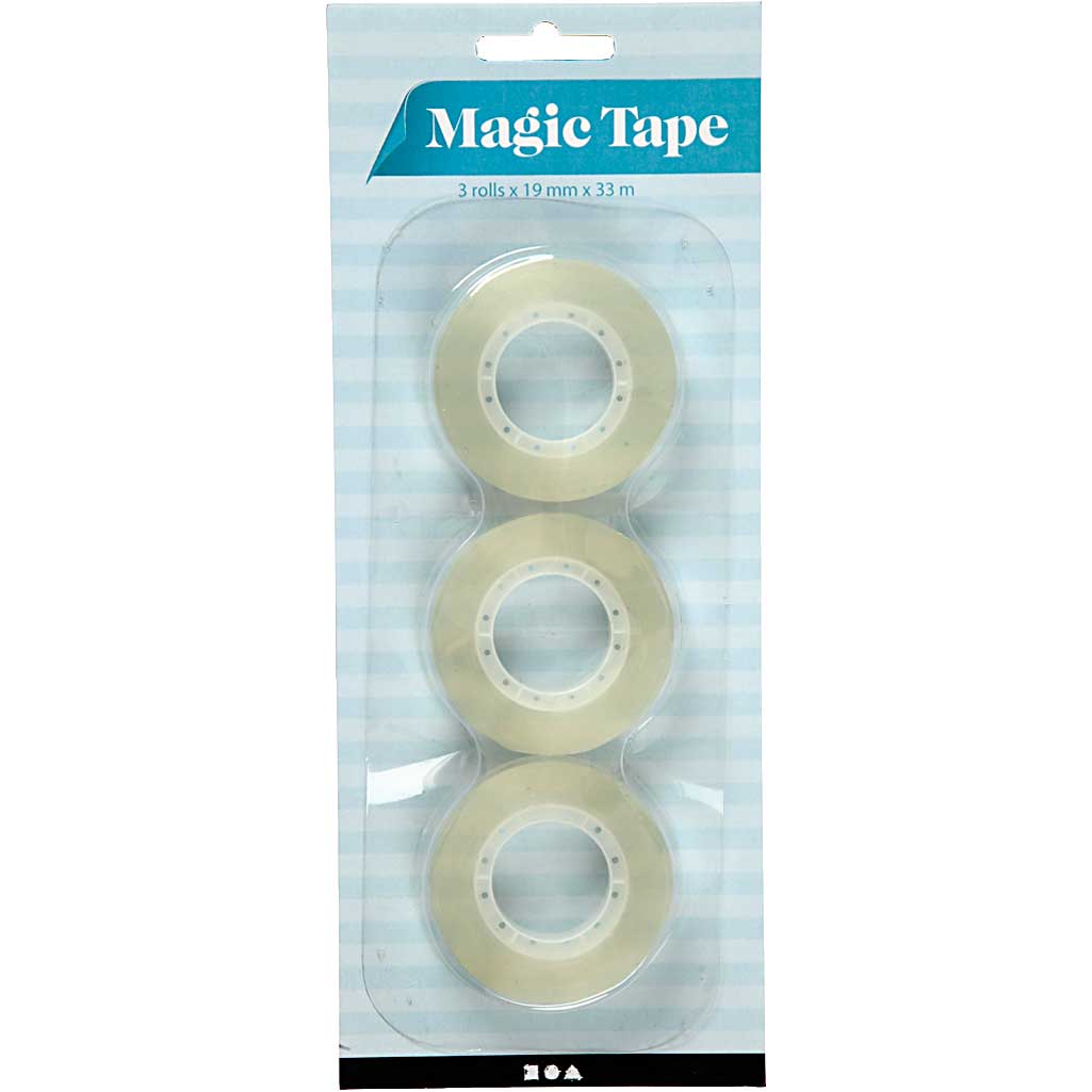 Magic Tape, B 19 mm, 20x33 m/ 1 Pck [HOB-24606]
