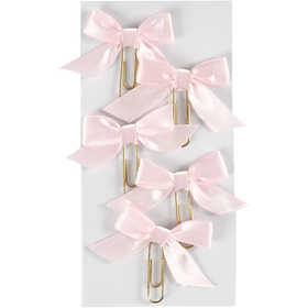 Metallklammern, Größe 40x70 mm, Rosa, 5 Stk/ 1 Pck [HOB-247109]