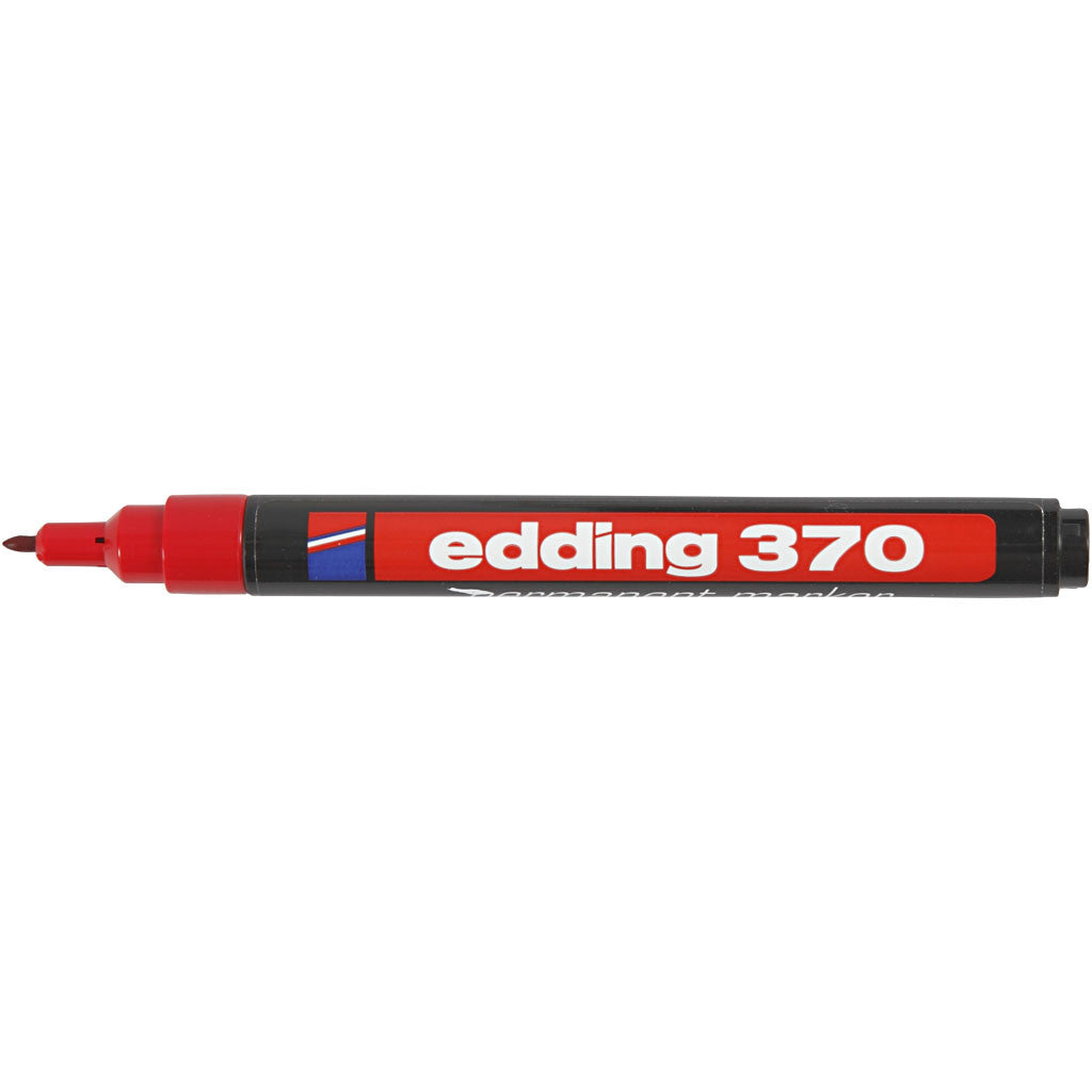 Edding 370 Marker, Strichstärke 1 mm, Rot, 1 Stk [HOB-25006]