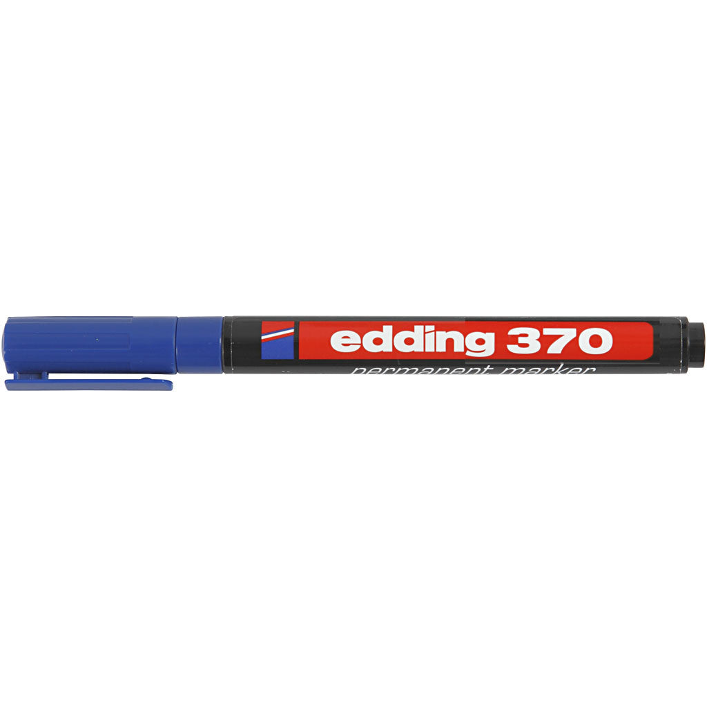 Edding 370 Marker, Strichstärke 1 mm, Blau, 1 Stk [HOB-25008]