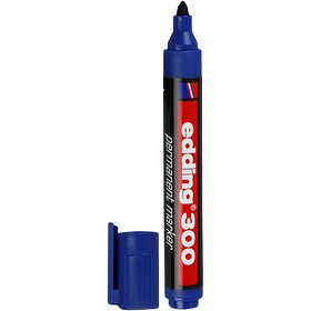 Edding 300 Marker, Strichstärke 1,5-3 mm, Blau, 1 Stk [HOB-25023]