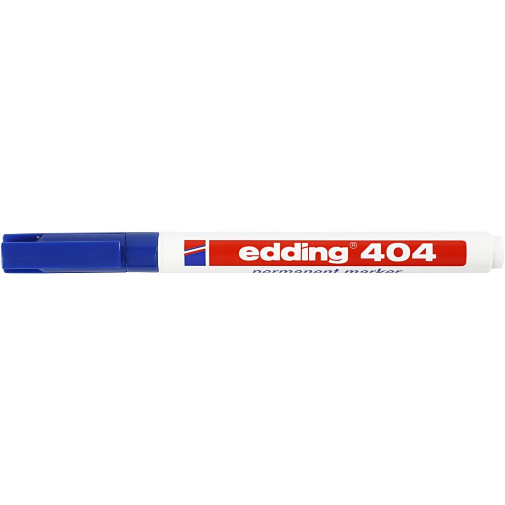 Edding 404 Marker, Strichstärke 0,75 mm, Blau, 1 Stk [HOB-25039]