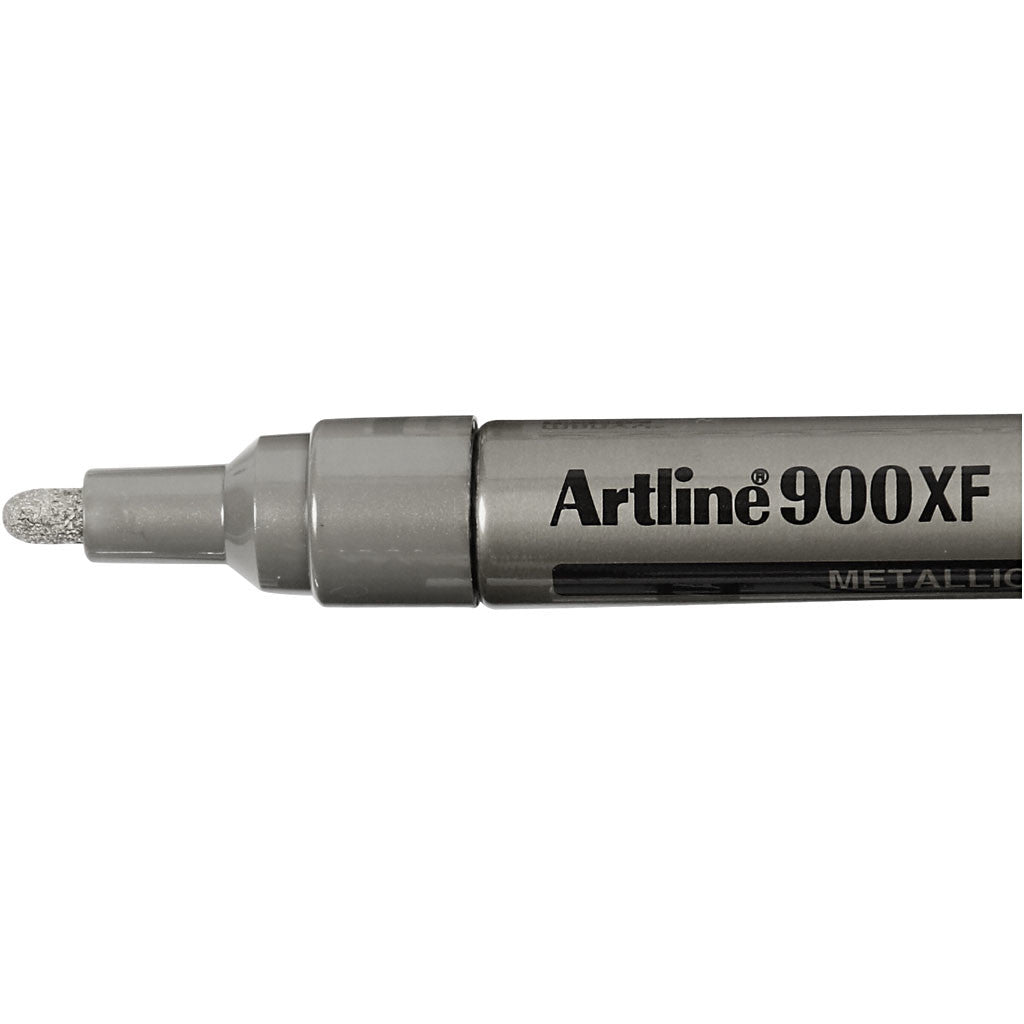 Permanent-Marker, Strichstärke 2,3 mm, Silber, 1 Stk [HOB-25040]