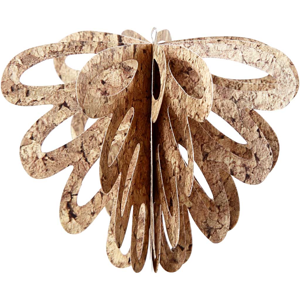 Papierzapfen, H 6,8 cm, 120 g, 6 Stk/ 1 Pck [HOB-25230]