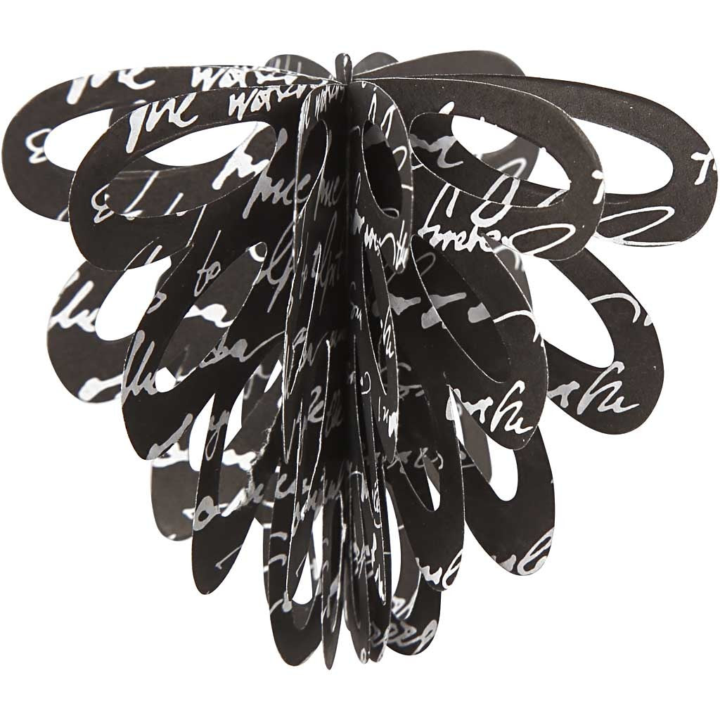 Papierzapfen, H 6,8 cm, 120 g, 6 Stk/ 1 Pck [HOB-25231]