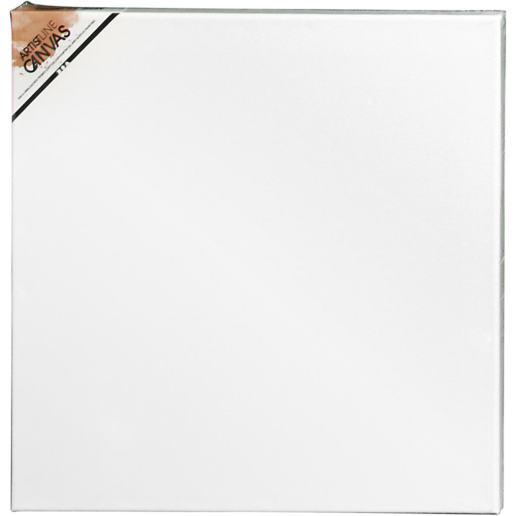 Leinwand, T 1.6 cm, Größe 40x40 cm, 360 g, Weiß, 1 Stk [HOB-257070]