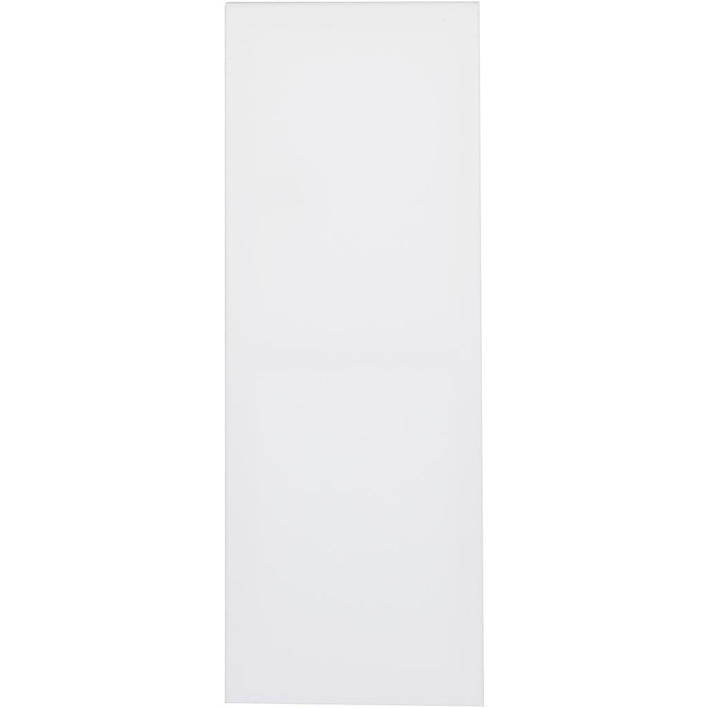 Leinwand, T 1.6 cm, Größe 30x90 cm, 360 g, Weiß, 5 Stk/ 1 Pck [HOB-25711]