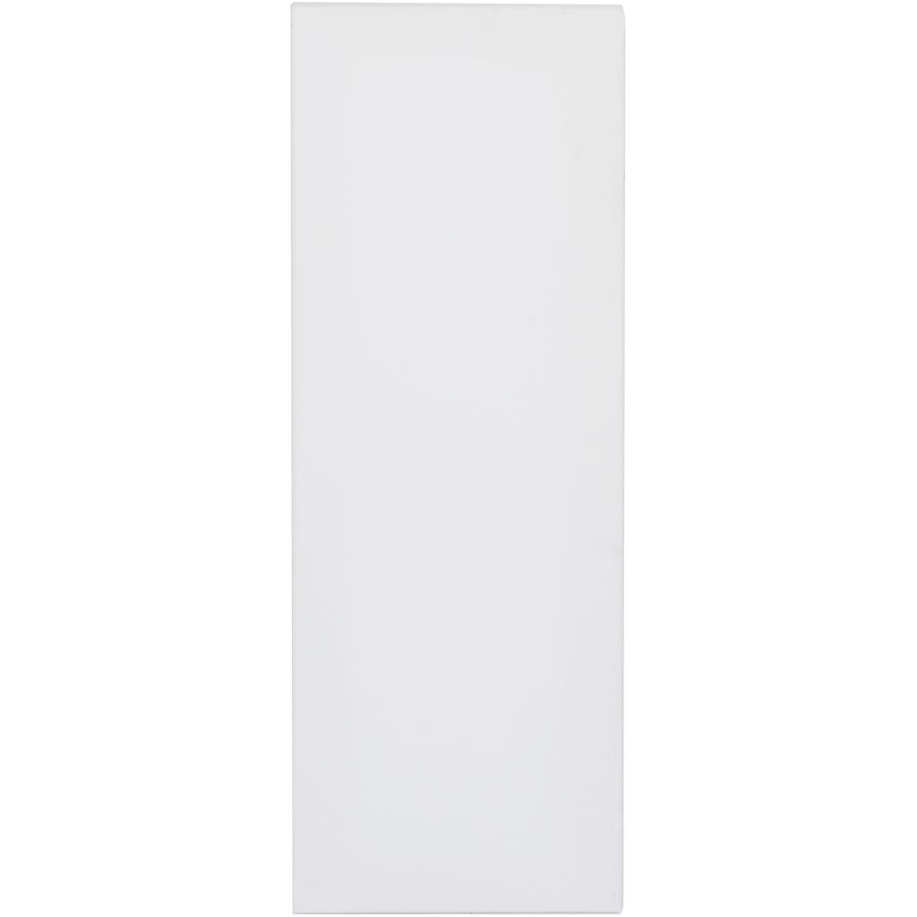 Leinwand, T 1.6 cm, Größe 20x60 cm, 360 g, Weiß, 10 Stk/ 1 Pck [HOB-25712]