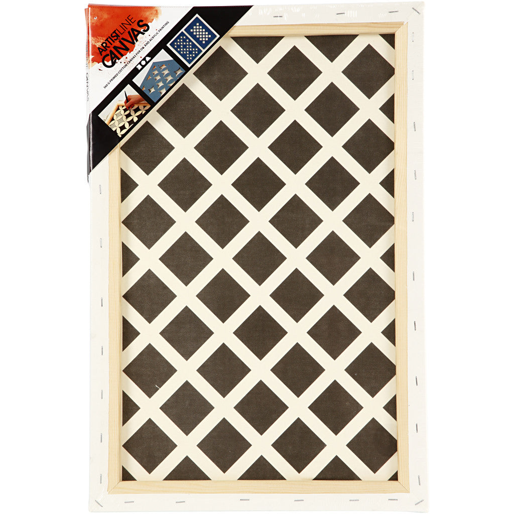 Leinwand, T 1,7 cm, Größe 40x60 cm, 360 g, Weiß, 1 Stk [HOB-25730]