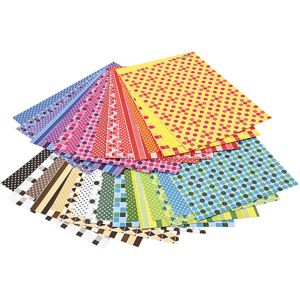 Color Bar-Karton, A4, Blatt 210x297 mm, 250 g, 16 Bl. sort./ 1 Pck [HOB-26320]