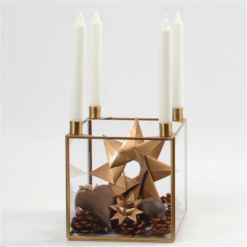 Origami-Papier, Größe 10x10 cm, 128 g, Gold, 20 Bl./ 1 Pck [HOB-26322]