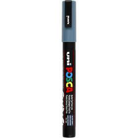 Posca Marker , Nr. PC-3M, Strichstärke 0,9-1,3 mm, fein, Schiefergrau, 1 Stk [HOB-274096]