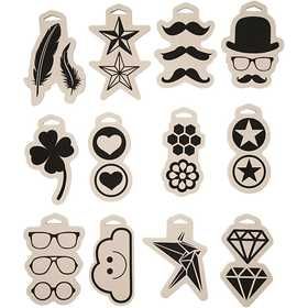 Schaumstoffstempel, Größe 12x18 cm, Dicke 15 mm, 12 Stk/ 1 Pck [HOB-27570]