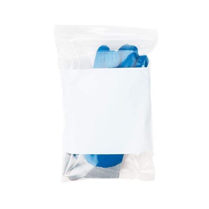 Grip Seal Bags with Write-on-Panel 15x23cm PE 50 micron