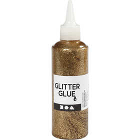 Glitzerkleber, Gold, 118 ml/ 1 Fl. [HOB-31821]