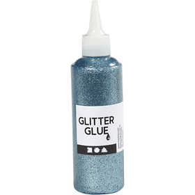 Glitzerkleber, Hellblau, 118 ml/ 1 Fl. [HOB-31826]