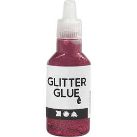 Glitzerkleber, Pink, 25 ml/ 1 Fl. [HOB-318280]