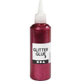Glitzerkleber, Pink, 118 ml/ 1 Fl. [HOB-31828]