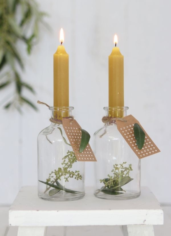 Kerzen Anthrazit 11cm (7 Stück) [IFS-32164]