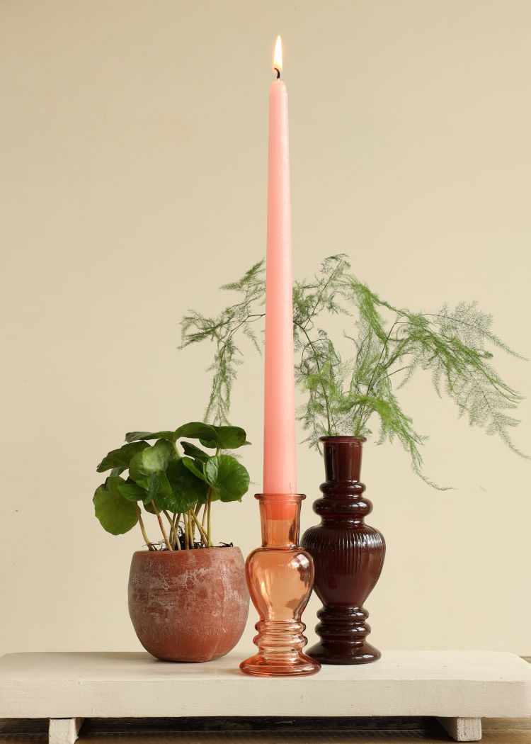 Aromaschale Dunkelrot Bernstein Duft Ø9x8 cm (6 Stück) [IFS-36219]