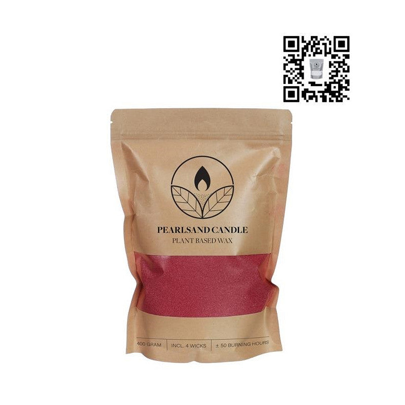 Pearlsand Candle 400gr Bordeaux