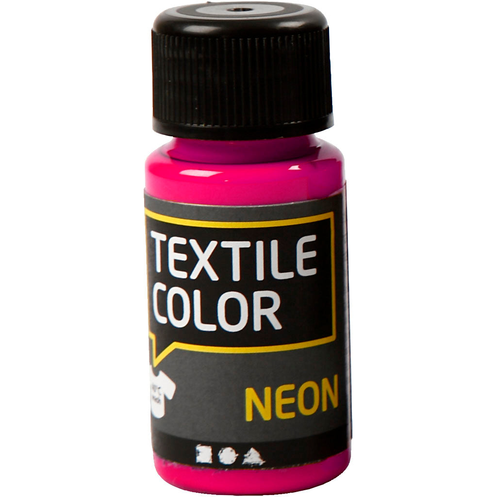 Textile Color, neon pink, 50 ml/ 1 bottle