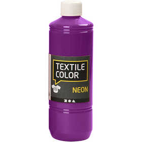 Textilfarbe, Neonlila, 500 ml/ 1 Fl. [HOB-34227]