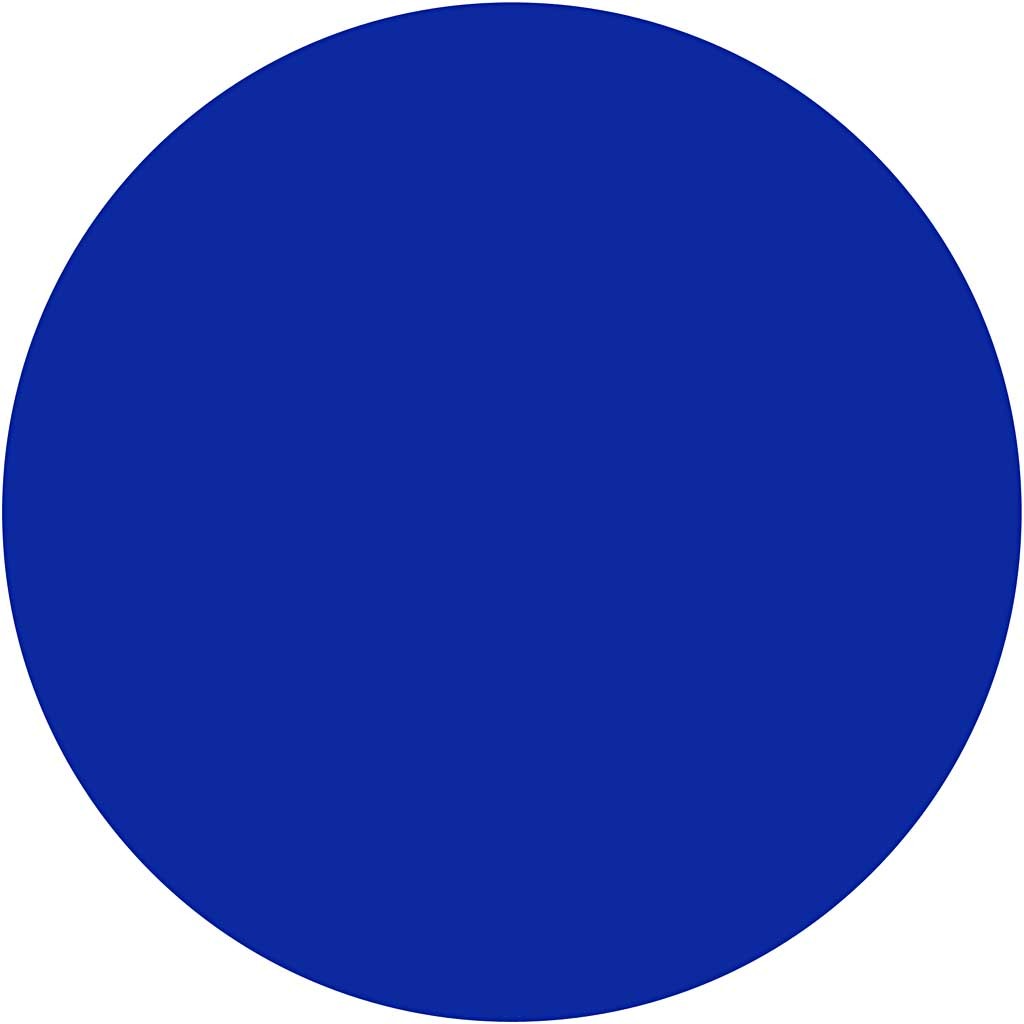 Wasserfarben, H 16 mm, D 44 mm, Blau, 6 Stk/ 1 Pck [HOB-34482]