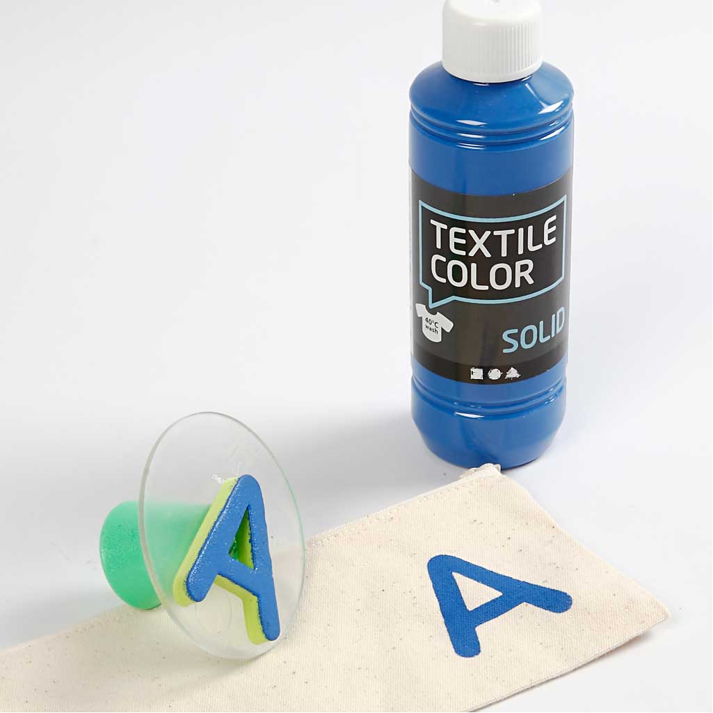 Stoffmalfarbe, Deckend, Sortierte Farben, 12x250 ml/ 1 Pck [HOB-34626]