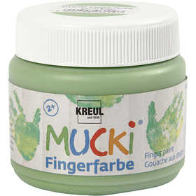 Mucki Fingerfarbe, Grün, 150 ml/ 1 Dose [HOB-34762]