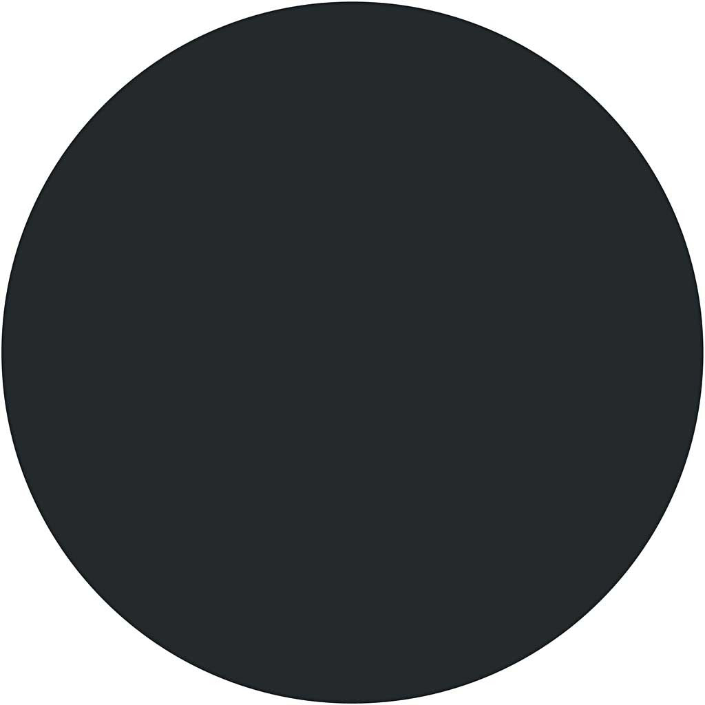 Acrylfarben, Mattglänzend, Deckend, Schwarz, 500 ml/ 1 Fl. [HOB-35408]