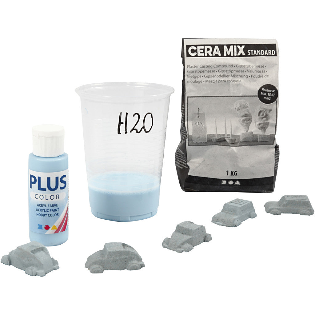 Silikonform, Autos, H 2,5 cm, L 3 cm, B 4,5 cm, 12,5 ml, 1 Stk [HOB-37132]