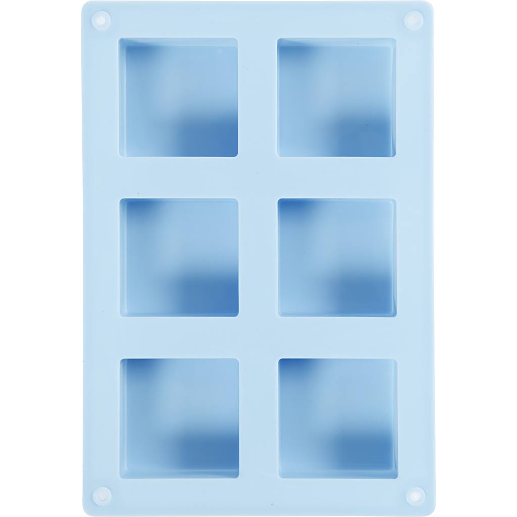 Silikonform, H 2,5 cm, L 5 cm, B 5 cm, 60 ml, 1 Stk [HOB-371811]