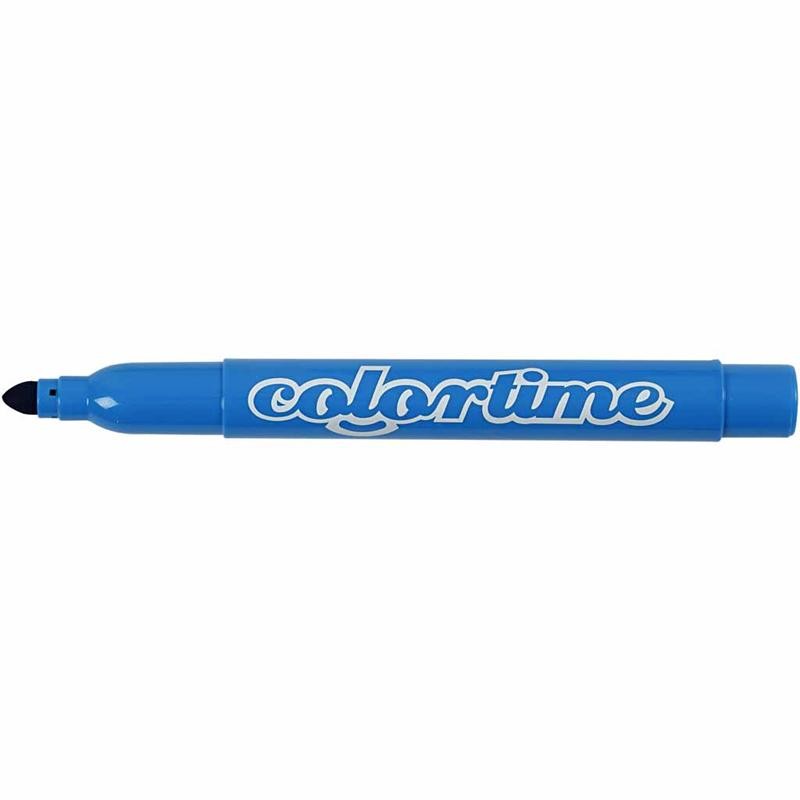 Colortime Marker, Strichstärke 5 mm, Hellblau, 12 Stk/ 1 Pck [HOB-37334]