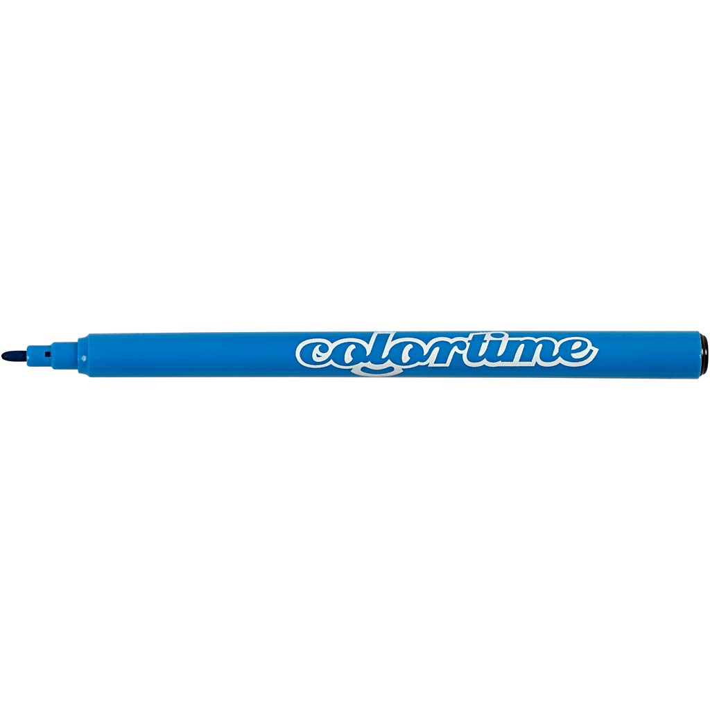 Colortime Marker, Strichstärke 2 mm, Hellblau, 18 Stk/ 1 Pck [HOB-373534]