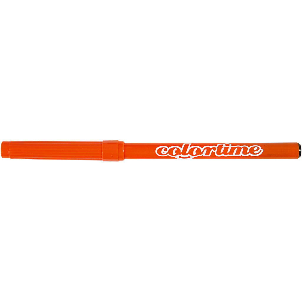 Colortime Marker, Strichstärke 2 mm, Orange, 18 Stk/ 1 Pck [HOB-373538]