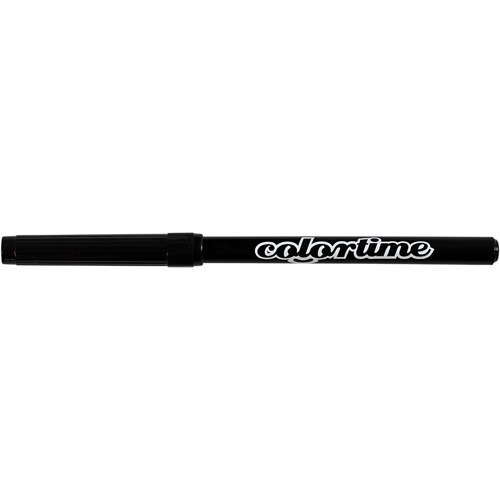 Colortime Filzstifte Schwarz - Strichstärke: 2mm (18 Stück) [HOB373561]