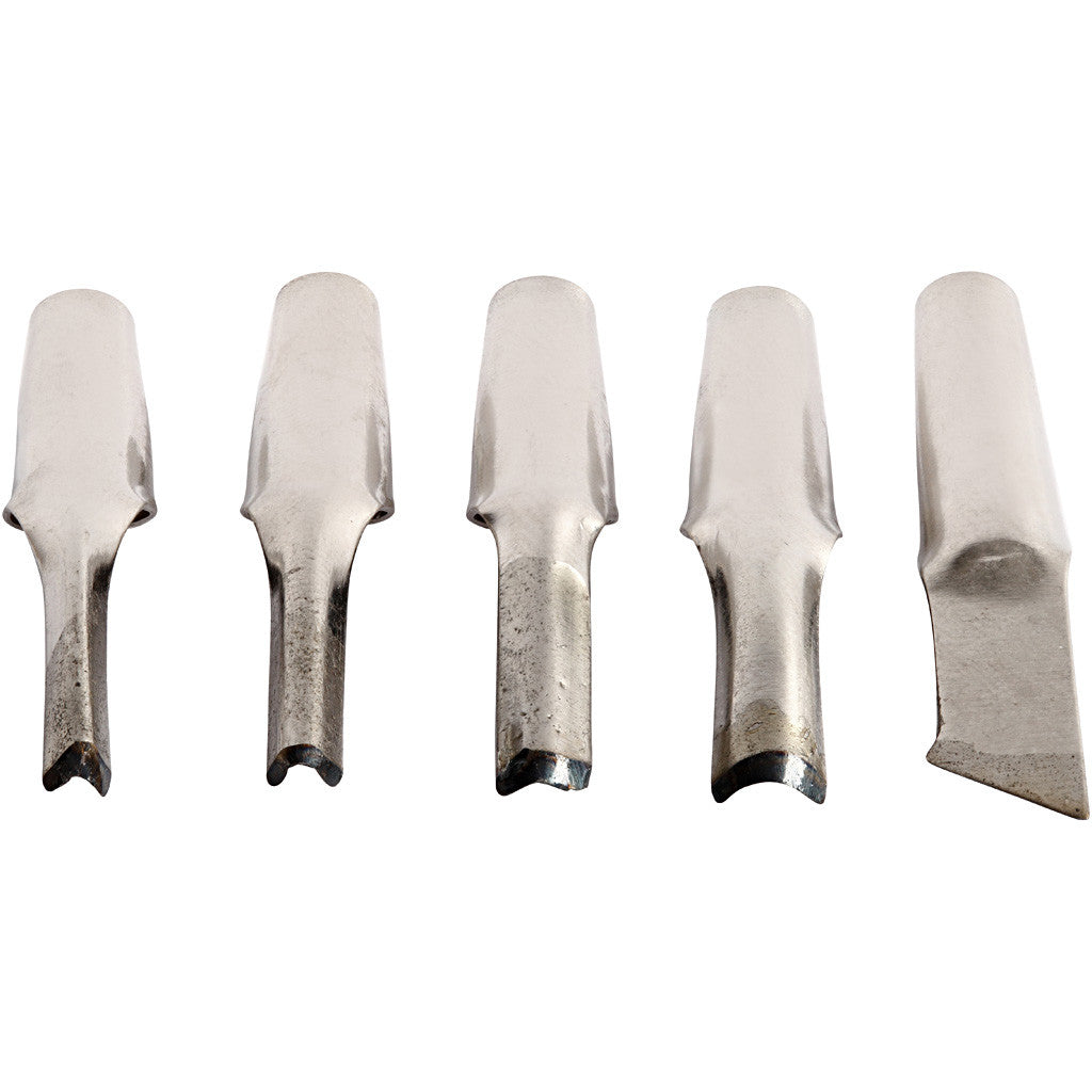 Linoleum-Schneideset, 5 sort./ 1 Set [HOB-38230]