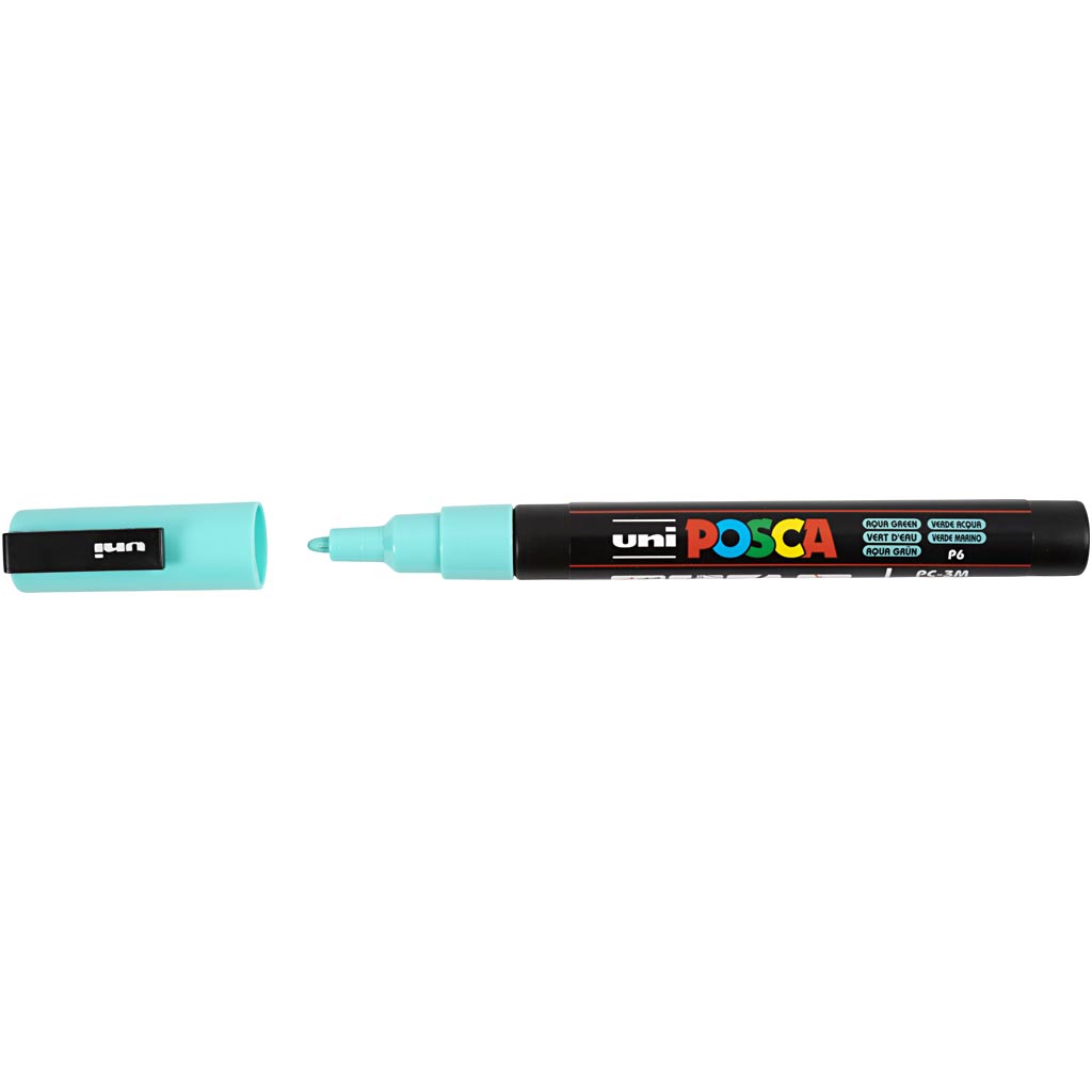 Posca Marker , Sortierte Farben, Nr. PC-3M, Strichstärke 0,9 - 1,3 mm, 8 sort./ 1 Pck [HOB-384290]