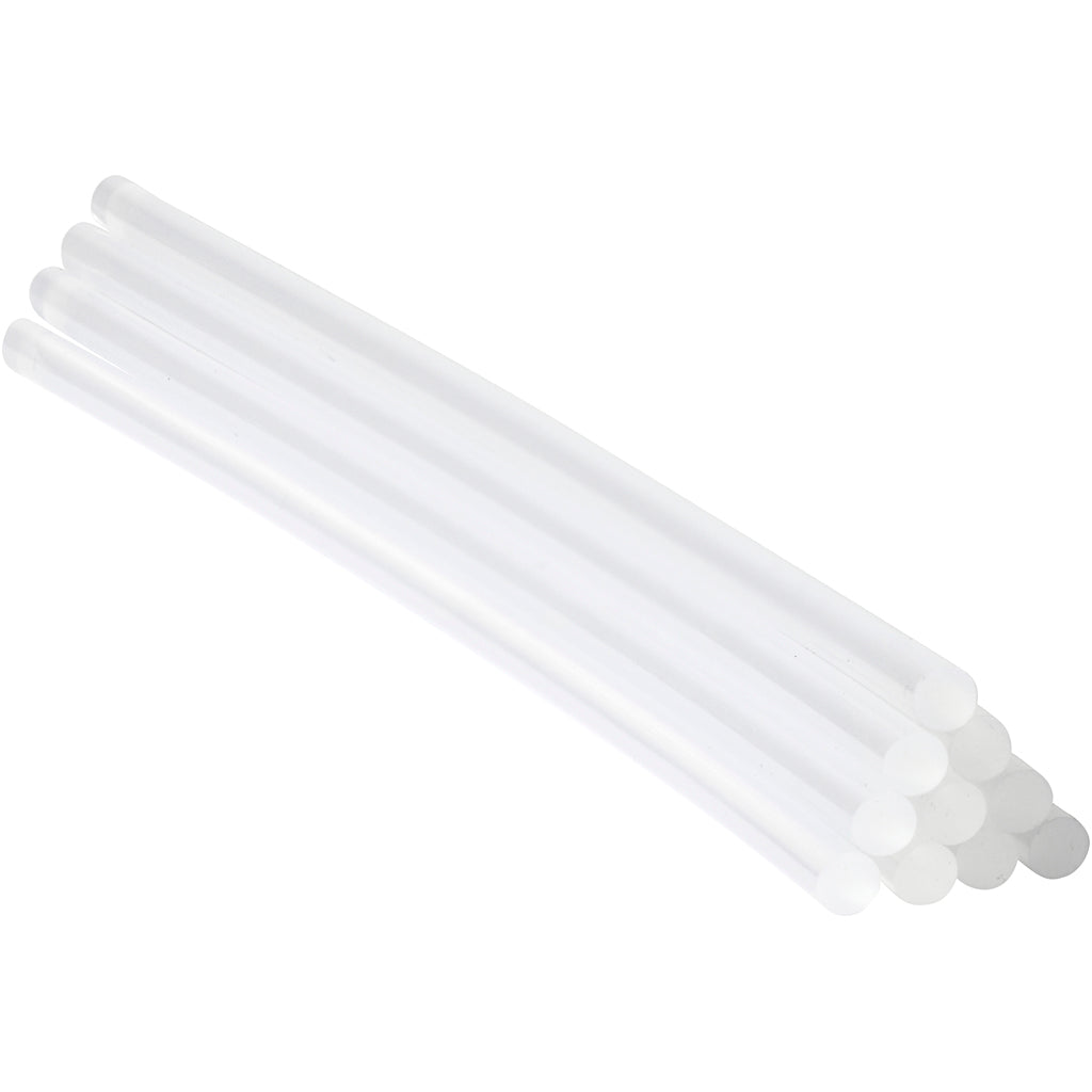 Glue Sticks Mini, L: 25 cm, dia. 7 mm, 10 pc