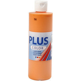 Plus Color Bastelfarbe, Kürbis, 250 ml/ 1 Fl. [HOB-39435]