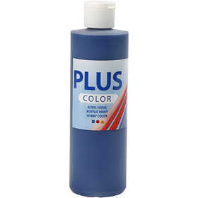 Plus Color Bastelfarbe, Marineblau, 250 ml/ 1 Fl. [HOB-39458]